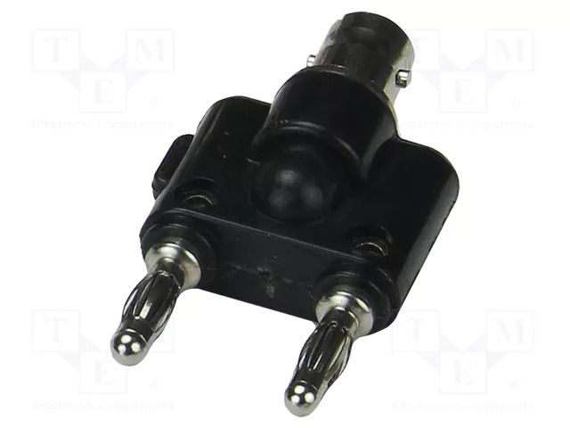 Adapter; 3A; 51.2mm; banana 4mm plug x2,BNC socket; 50Ω CAL TEST CT2939