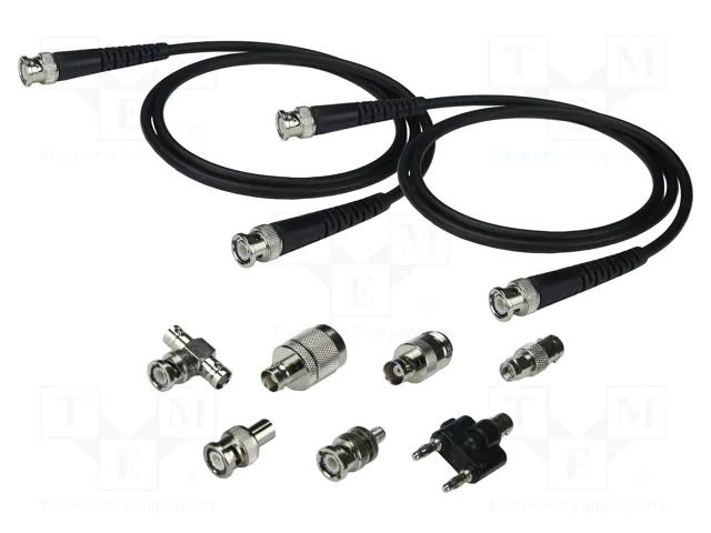 Set of cables and adapters; adapter x7,test leads x2; 50Ω CAL TEST CT3739