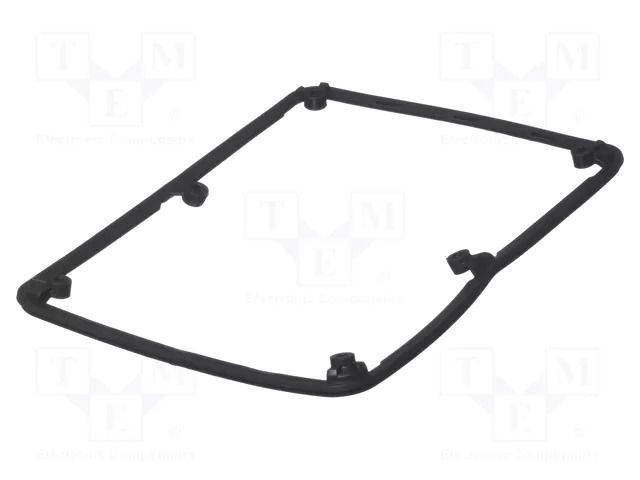 Gasket; elastomer thermoplastic TPE; BoPad; Colour: black BOPLA BOP-7.0DI-9005