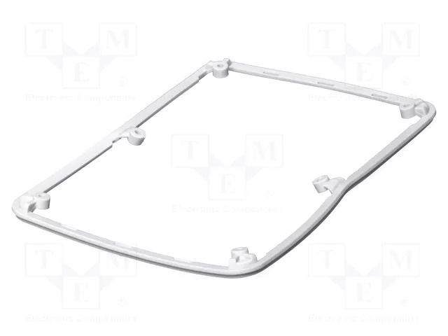 Gasket; elastomer thermoplastic TPE; BoPad; Colour: white BOPLA BOP-7.0DI-9016