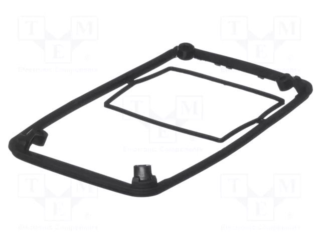 Gasket; elastomer thermoplastic TPE; BoPad; Colour: black BOPLA BOP-700DI-9005