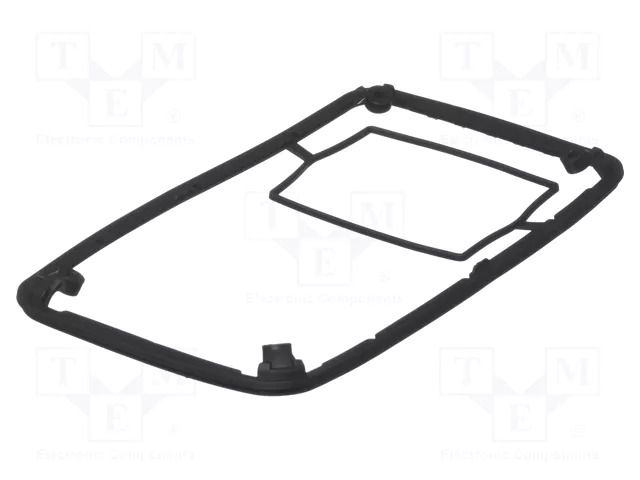 Gasket; elastomer thermoplastic TPE; BoPad; Colour: black BOPLA BOP-900DI-9005