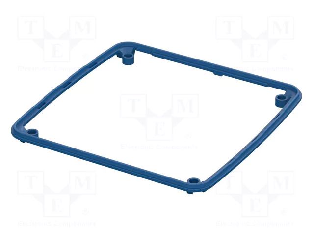 Gasket; elastomer thermoplastic TPE; BoPad; Colour: blue BOPLA BOP-1616DI-5005