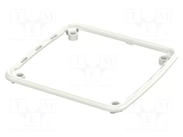 Gasket; elastomer thermoplastic TPE; BoPad; Colour: white BOPLA BOP-2222DI-9016