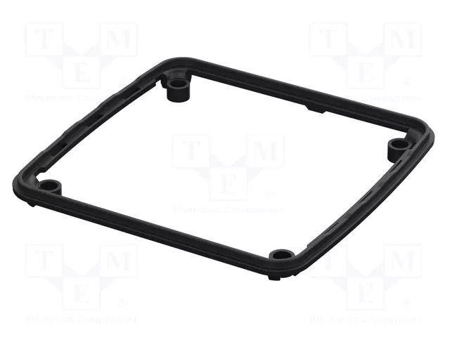 Gasket; elastomer thermoplastic TPE; BoPad; Colour: black BOPLA BOP-2222DI-9005