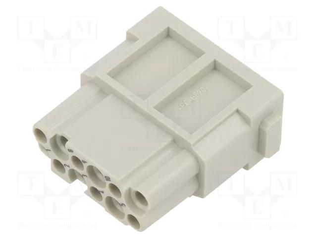 Connector: HDC; module; female; Han-Modular®; PIN: 12; w/o contacts HARTING 09140123102