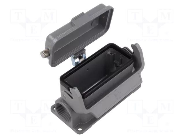 Han B Base SM LC 1 Lever Metal Cover HARTING 09300162295