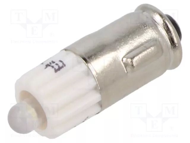 LED lamp; white; BA7S,T2; 12VDC; 12VAC; plastic; -20÷60°C CML INNOVATIVE TECHNOLOGIES 1516125W3D