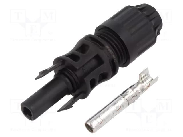 Connector: solar; female; straight; 4÷6mm2; crimped; photovoltaics STÄUBLI 32.0266P0001