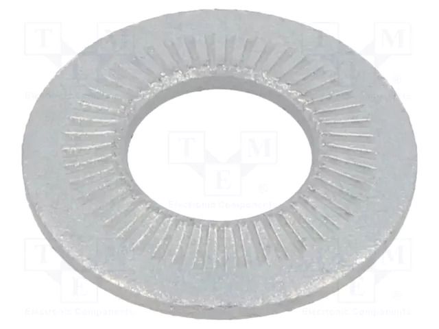 Washer; internally serrated; M12; D=27mm; h=3.1mm; spring steel BOSSARD B12/BN84530