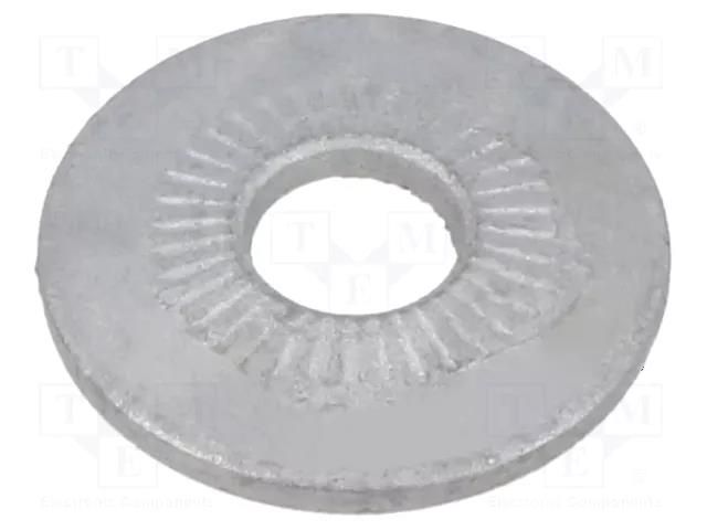 Washer; internally serrated; M5; D=16mm; h=2.1mm; spring steel BOSSARD B5/BN21204