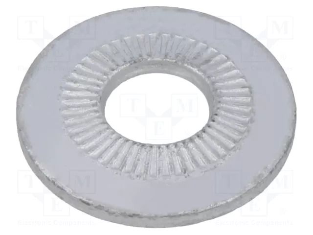 Washer; internally serrated; M8; D=22mm; h=2.7mm; spring steel BOSSARD B8/BN21204