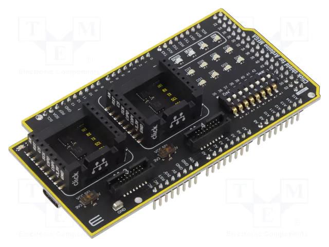 Multiadapter; prototype board; Add-on connectors: 4; 3.3VDC,5VDC MIKROE MIKROE-5831