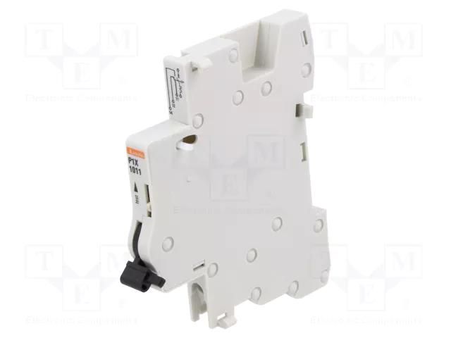 Auxiliary contacts; Contacts: NC + NO; 6A LOVATO ELECTRIC P1X1011