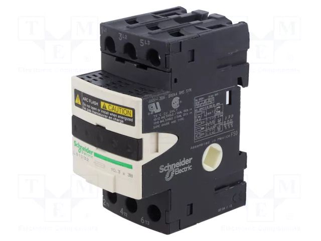 Fuse disconnector; 10x38mm; for DIN rail mounting; Poles: 3 SCHNEIDER ELECTRIC LS1D32
