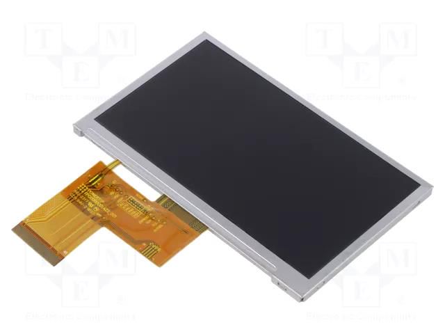 Display: TFT; 4.3"; 480x272; Illumin: LED; Dim: 105.5x67.2x3.57mm POWERTIP PH480272T016-ZBA