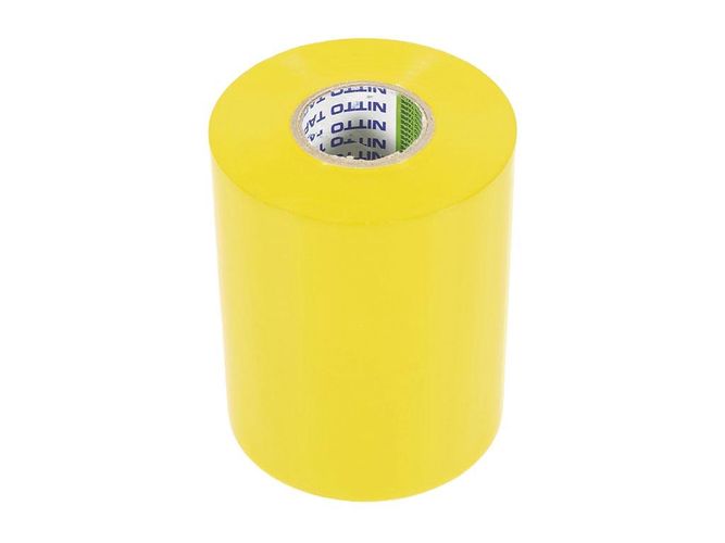 NITTO - INSULATION TAPE - YELLOW - 100 mm x 20 m 1049N-J