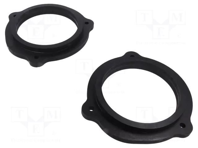 Spacer ring; MDF; 165mm; Mercedes; impregnated; 2pcs. BASSER D.MDF.MERCEDES10