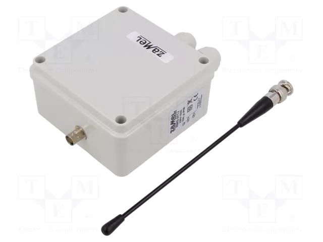 Wireless cutout power switch; wall mount; 230VAC; NO; IP56; 350m ZAMEL RWS-311J