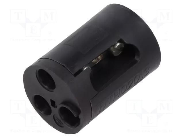 Connector: AC supply; screw terminal; TH020; 2.5mm2; 450V; ways: 3 TECHNO THB.020.A3A