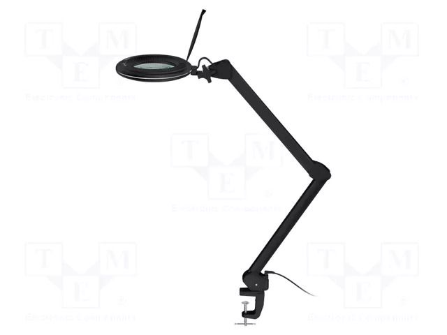 Desk magnifier; with backlight; 3dpt; Ø127mm; Illumination: LED GOOBAY GOOBAY-64986