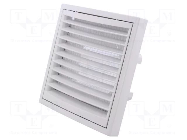 Ventilation grille; ABS; white; 140x140x43mm; Ø100mm,Ø125mm; KR DOSPEL S.A. 007-0153
