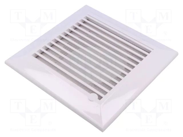 Ventilation grille; ABS; white; 175x175x25mm; 134x134mm; 20pcs. DOSPEL S.A. 007-0165