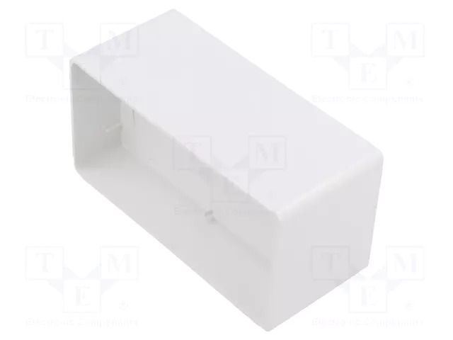 Flat duct connector; ABS; white; 110x55mm DOSPEL S.A. 007-0306