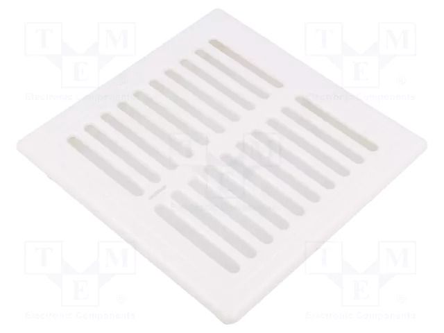 Ventilation grille; PP; white; 156x156x27mm; 140x140mm; 20pcs. DOSPEL S.A. 007-1567