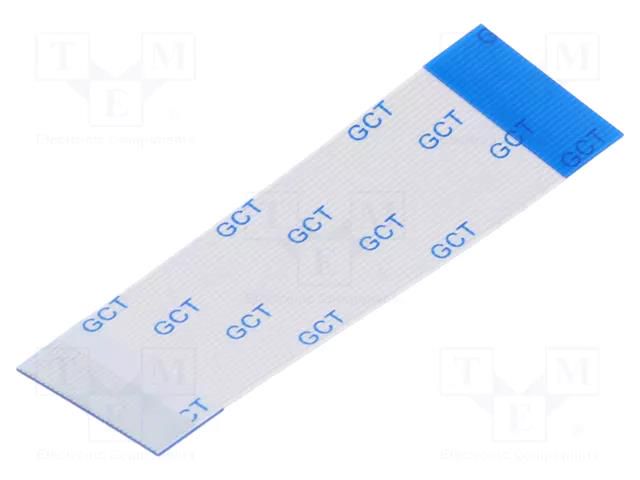 FFC tape; Cores: 30; Tape ph: 0.5mm; L: 50mm; 60V; Plating: tinned GCT 05-30-D-0050-A