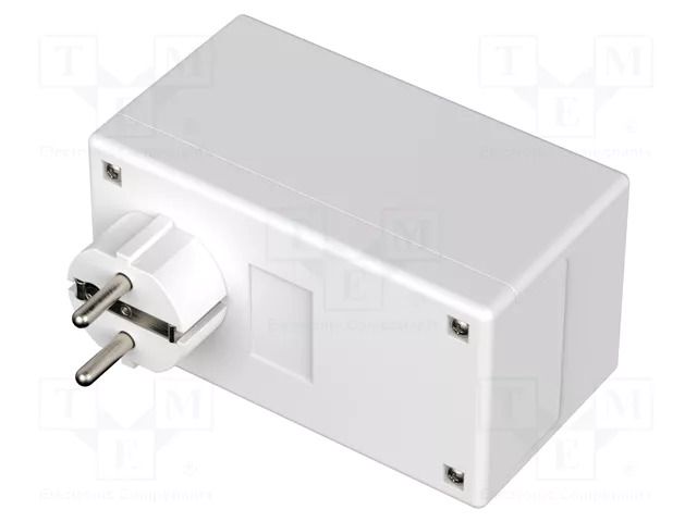 Enclosure: for power supplies; X: 65mm; Y: 120mm; Z: 66mm; white BOPLA SE435E/CEE-9016
