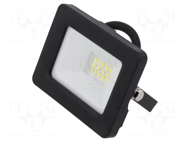 Lamp: LED flood light; 230VAC; 10W; 4000K; CRImin: 80; 800lm GTV Poland GT-GCX10W-40