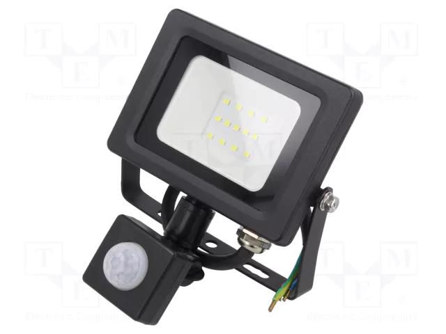 Lamp: LED flood light; 230VAC; 10W; 6400K; CRImin: 80; 800lm GTV Poland LD-INEXT10W-64