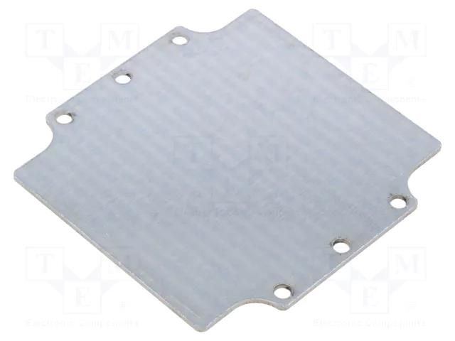 Mounting plate; galvanised steel; EUROMAS BOPLA MA116
