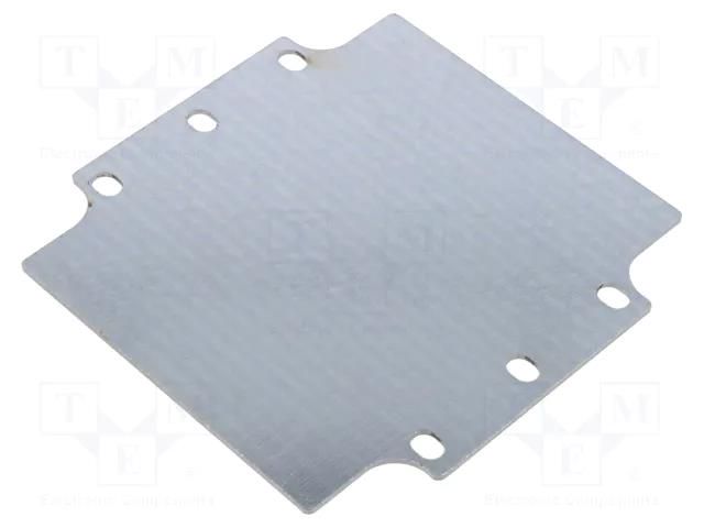 Mounting plate; galvanised steel; EUROMAS BOPLA MA121