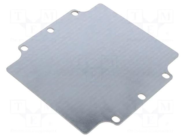 Mounting plate; galvanised steel; EUROMAS BOPLA MA125/P330