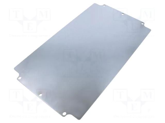 Mounting plate; galvanised steel; EUROMAS BOPLA MA168/170