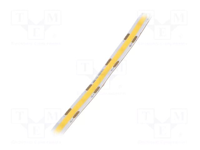 COB LED tape; white neutral; LED/m: 320; 8mm; IP20; 180°; 8W/m POS UQS-COB-8WNW-12-5M