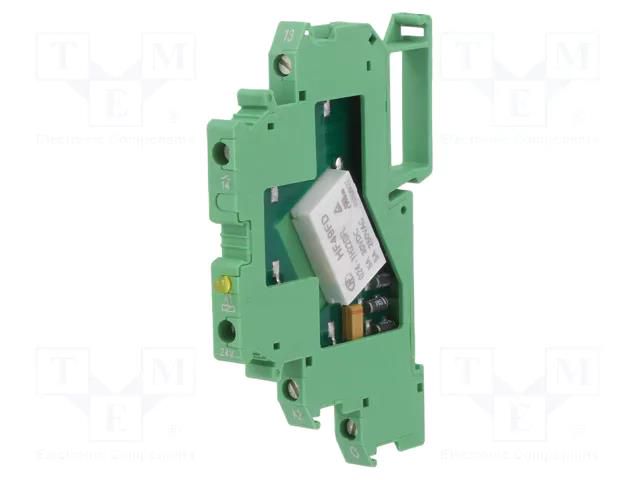 Relay: interface; SPST-NO; Ucoil: 24VAC,24VDC; 5A; 5A/250VAC PHOENIX CONTACT DEK-REL-24/1/SEN