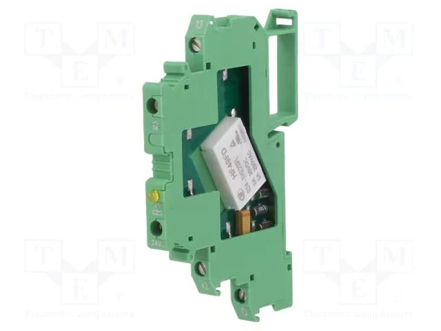 Relay: interface; SPST-NO; Ucoil: 24VAC,24VDC; 5A; 5A/250VAC PHOENIX CONTACT DEK-REL-24/1/SEN