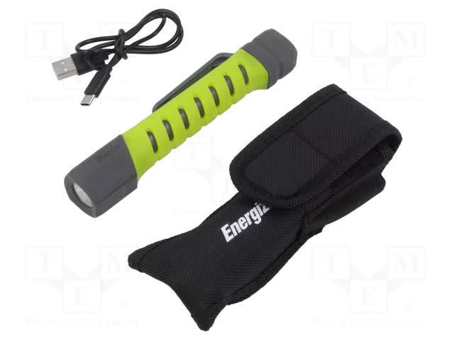 Torch: LED; dustproof enclosure,waterproof; 4h; 350lm; IP67; 40m ENERGIZER EG-PRO-IL-2AAA