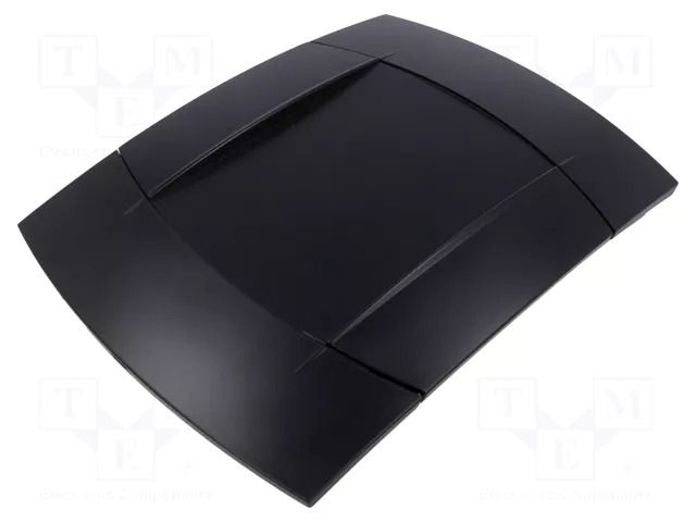 Enclosure: multipurpose; X: 218mm; Y: 289mm; Z: 46mm; ABS; black SUPERTRONIC PP104N