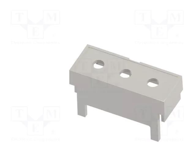 Terminals cover; 2M Modulbox One; grey; Holes no: 3; 10.16mm ITALTRONIC IT-P05020208T