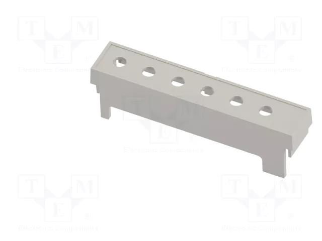 Terminals cover; 4M Modulbox One; grey; Holes no: 6; 10.16mm ITALTRONIC IT-P05040202T