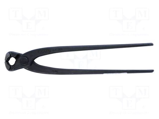 Pliers; end,cutting; forged,blackened tool; 250mm; tag STANLEY STL-2-84-181