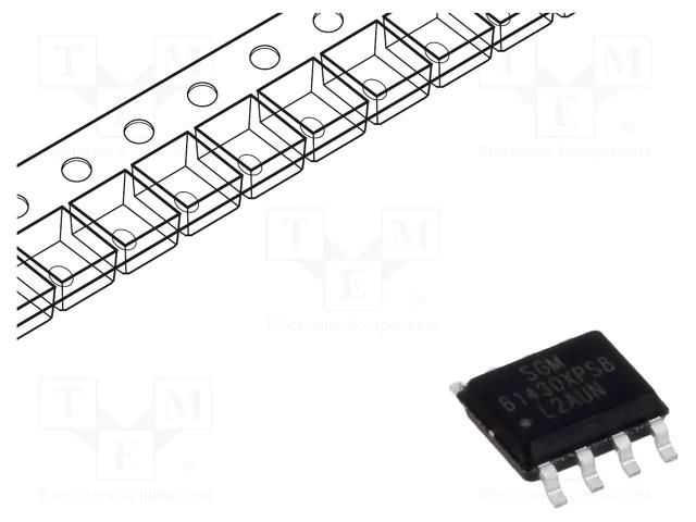 PMIC; DC/DC converter; Uin: 4.5÷36V; 0.8÷24VDC; 3A; SO8; SMD; 390kHz SG Micro Corp SGM61430XPS8G/TR