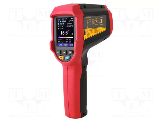 Infrared thermometer; LCD 2,4"; -50÷1850°C; Opt.resol: 55: 1 UNI-T UT305A+