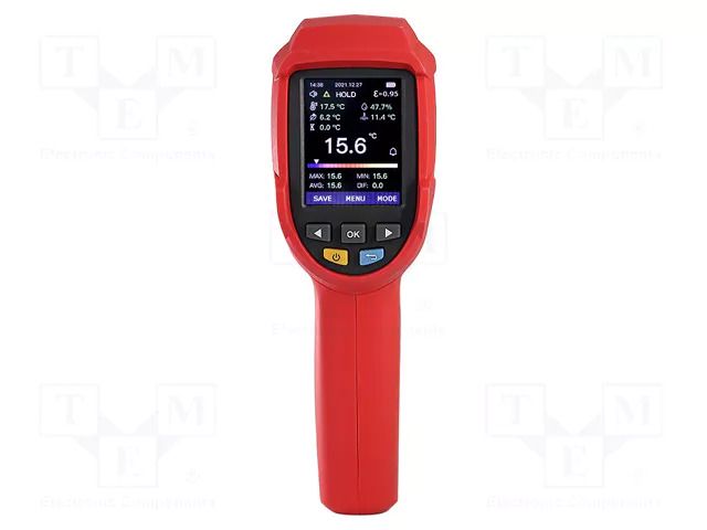 Infrared thermometer; LCD 2,4"; -50÷2200°C; Opt.resol: 55: 1 UNI-T UT305C+