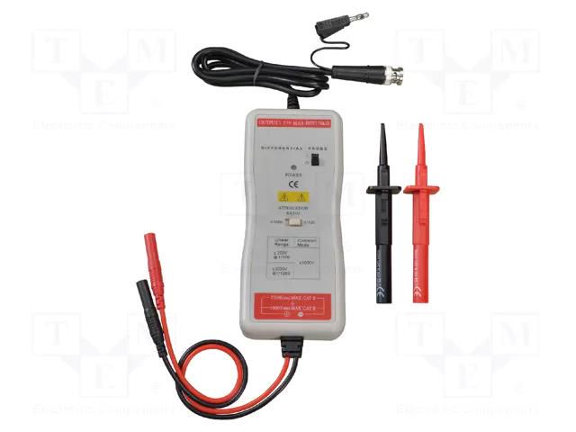 Probe: for oscilloscope; active,differential; 50MHz; 7ns; 3kV UNI-T UT-P32