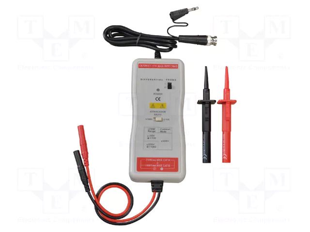 Probe: for oscilloscope; active,differential; 50MHz; 7ns; 3kV UNI-T UT-P32